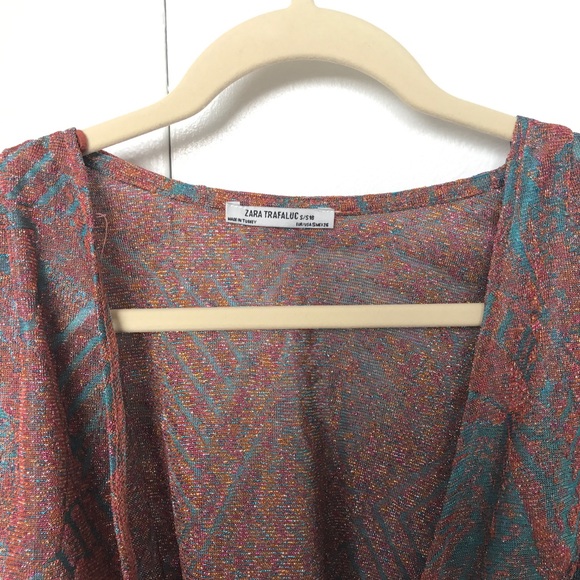 Zara Metallic Thread Top - Picture 2 of 4